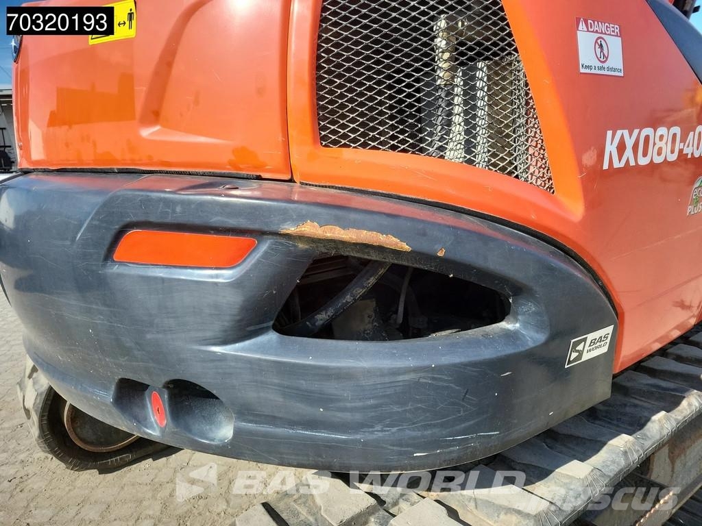 Kubota KX080-4 A/C Miniexcavadoras