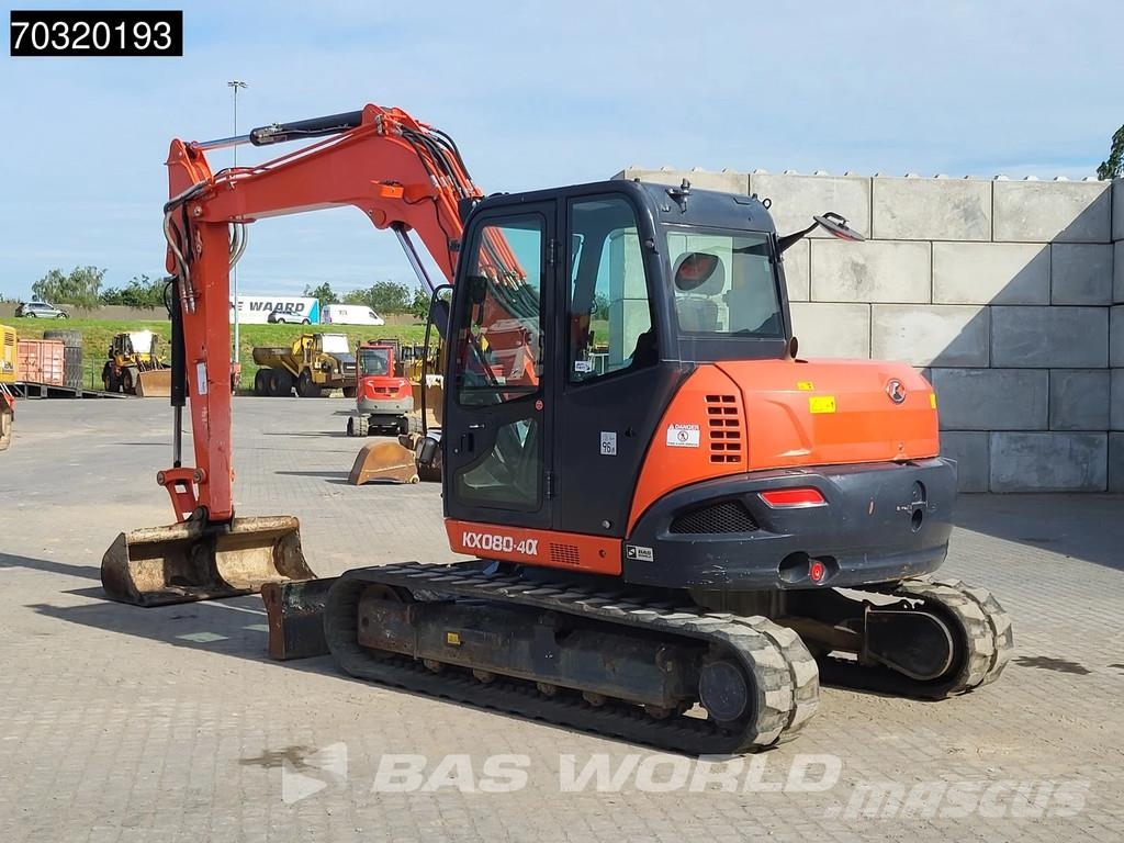 Kubota KX080-4 A/C Miniexcavadoras