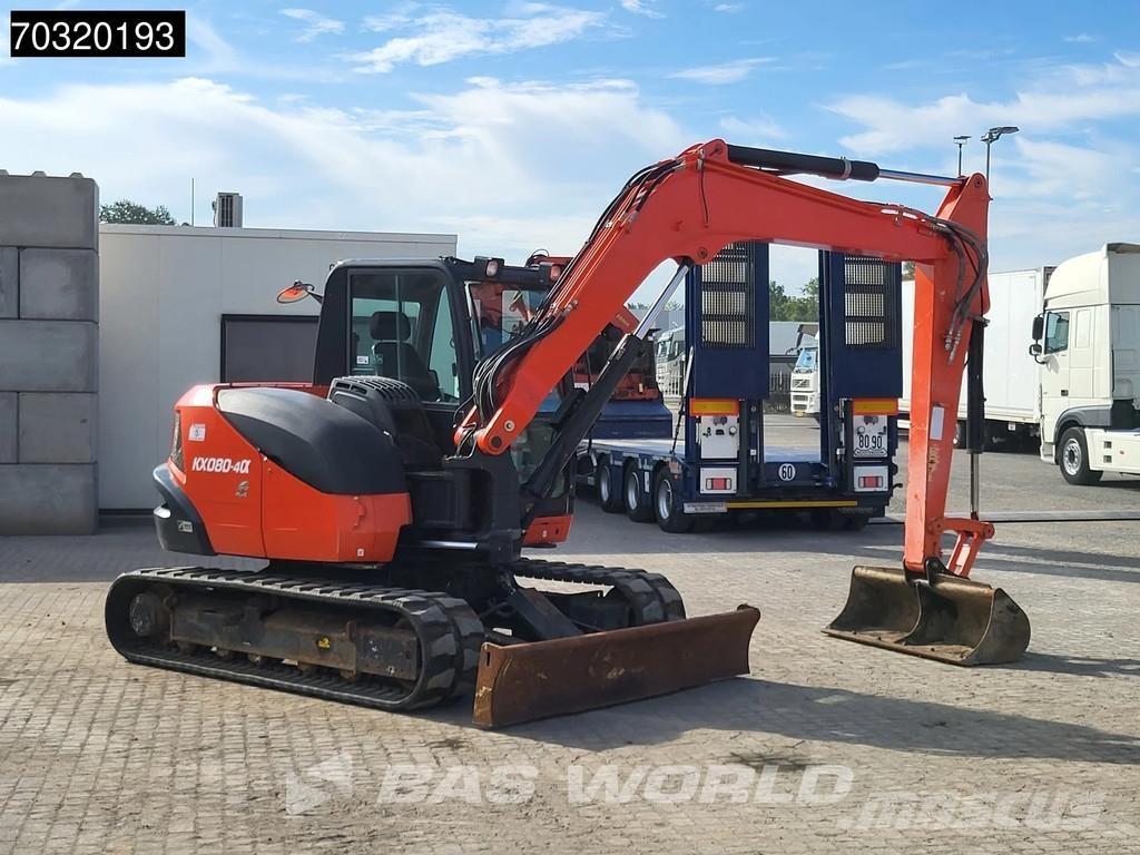 Kubota KX080-4 A/C Miniexcavadoras