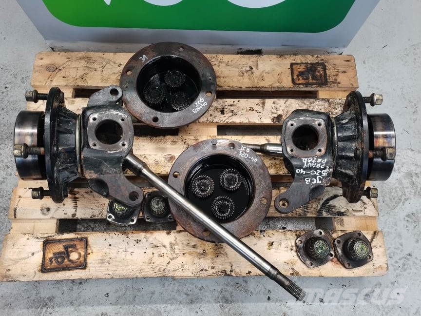 JCB 520-40 front right crossover Akselit