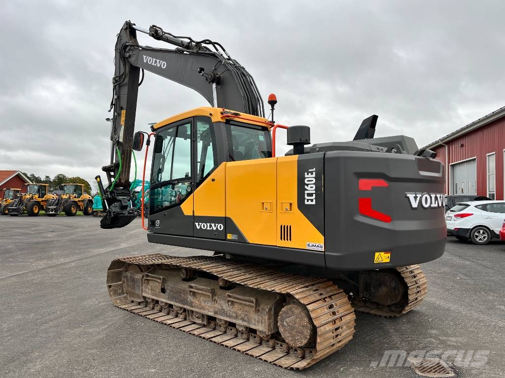Volvo EC 160 EL Kāpurķēžu ekskavatori