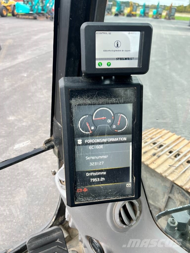 Volvo EC 160 EL Kāpurķēžu ekskavatori