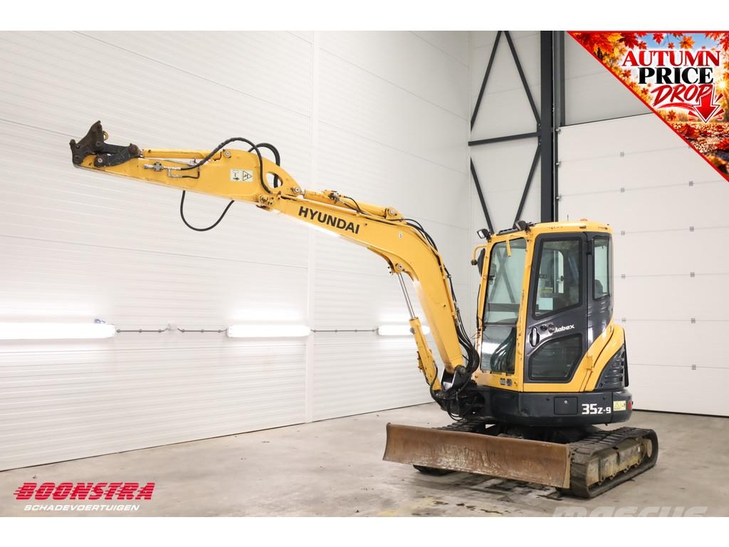 Hyundai Robex 35-Z-9 BY 2016 3.572 Uur Minigrävare < 7t