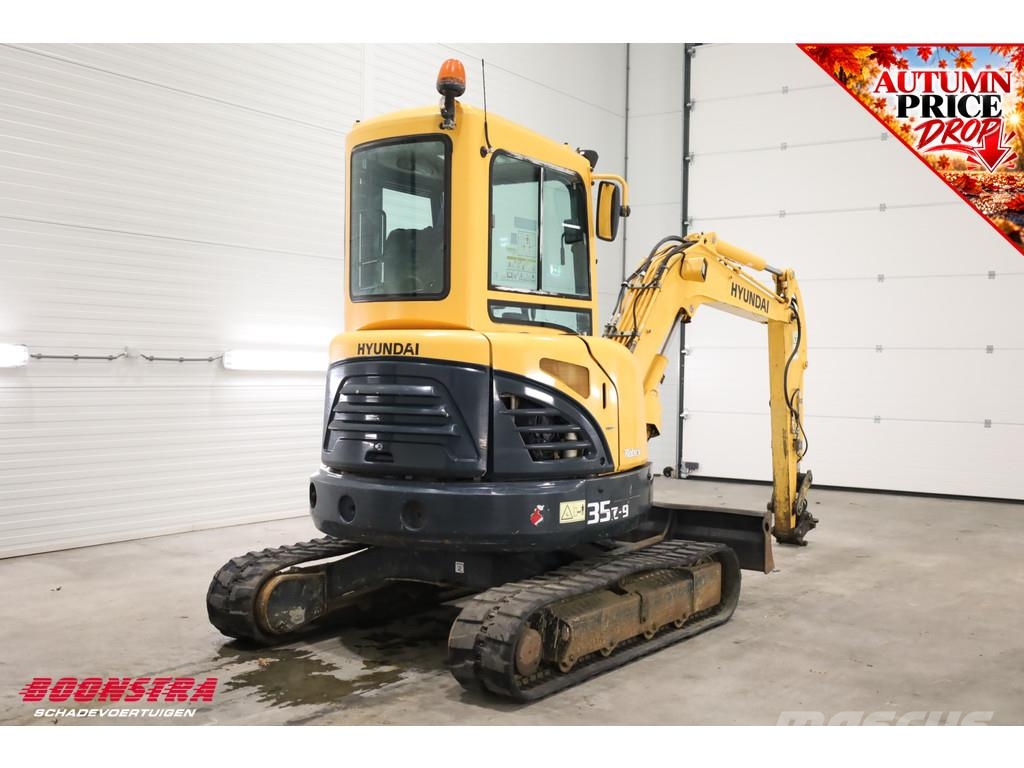 Hyundai Robex 35-Z-9 BY 2016 3.572 Uur Minigrävare < 7t