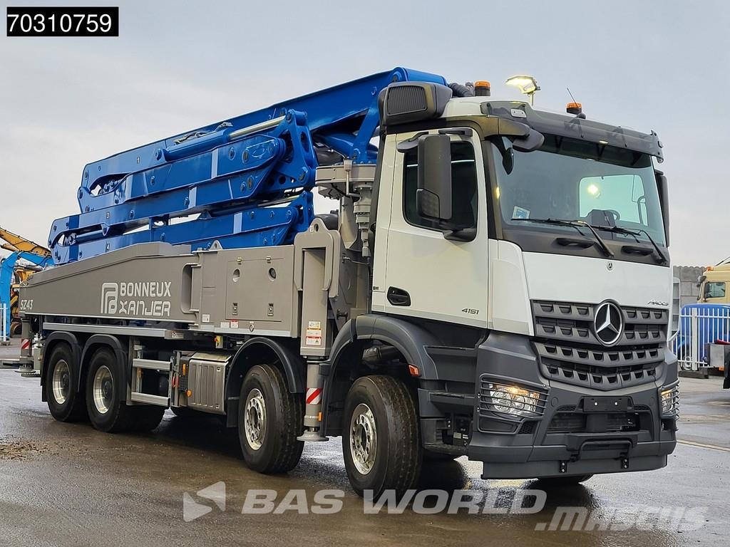 Mercedes-Benz Arocs 4151 Arocs 8X4 NEW! 43mtrs Bonneux 5Z43 conc مضخات خرسانة