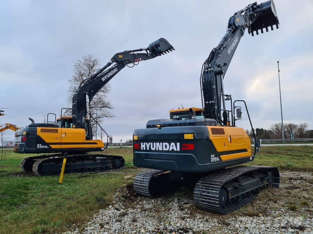 Hyundai HX210AL, 4 silindriline mootor Vikšriniai ekskavatoriai
