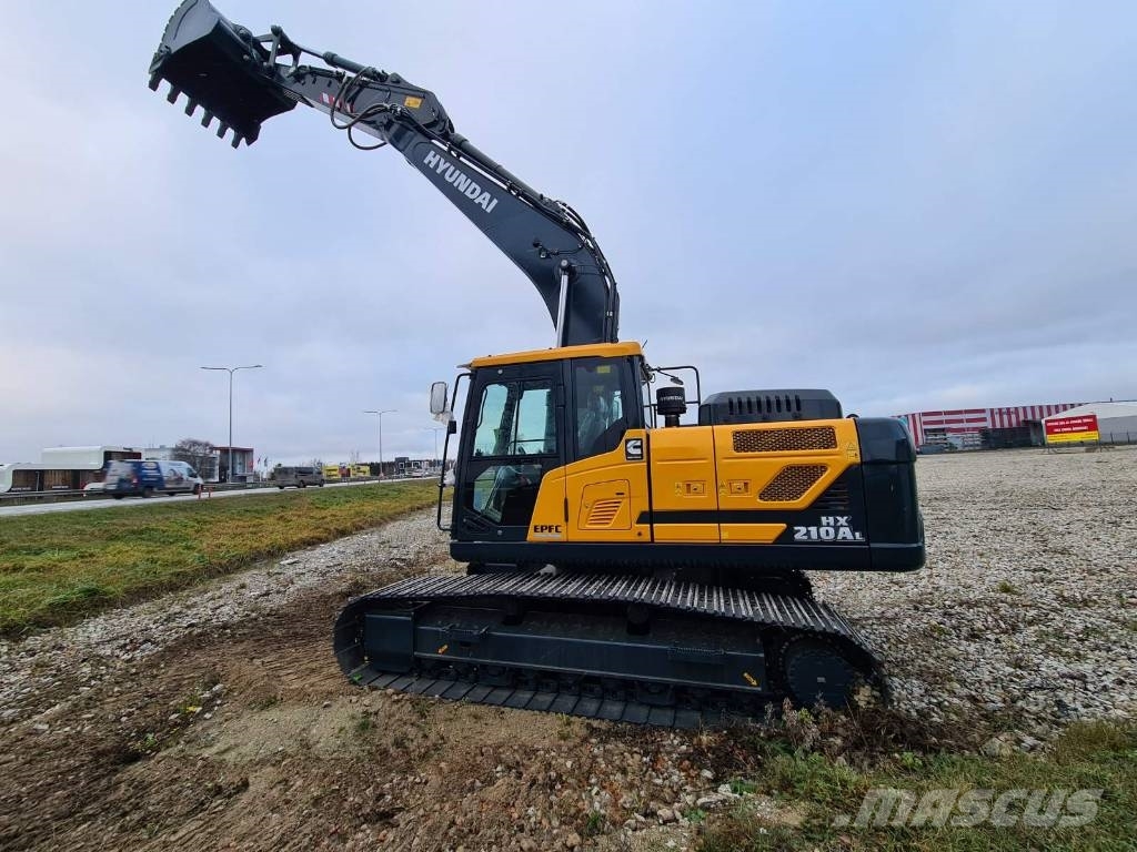Hyundai HX210AL, 4 silindriline mootor Vikšriniai ekskavatoriai