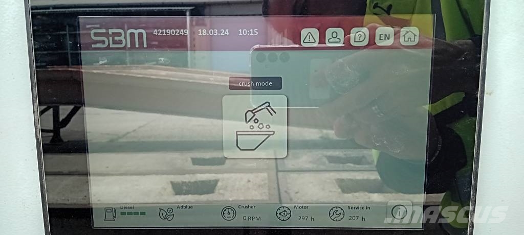 SBM 10/05/4 S3 félmobilis törőberendezés Trituradores