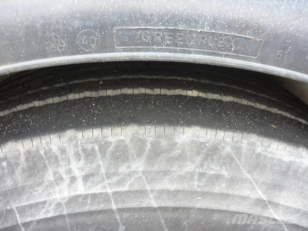 DAF XF 410 ROC 16.30 Droge stoffen oplegger شاحنات مزدوجة / خلخلة