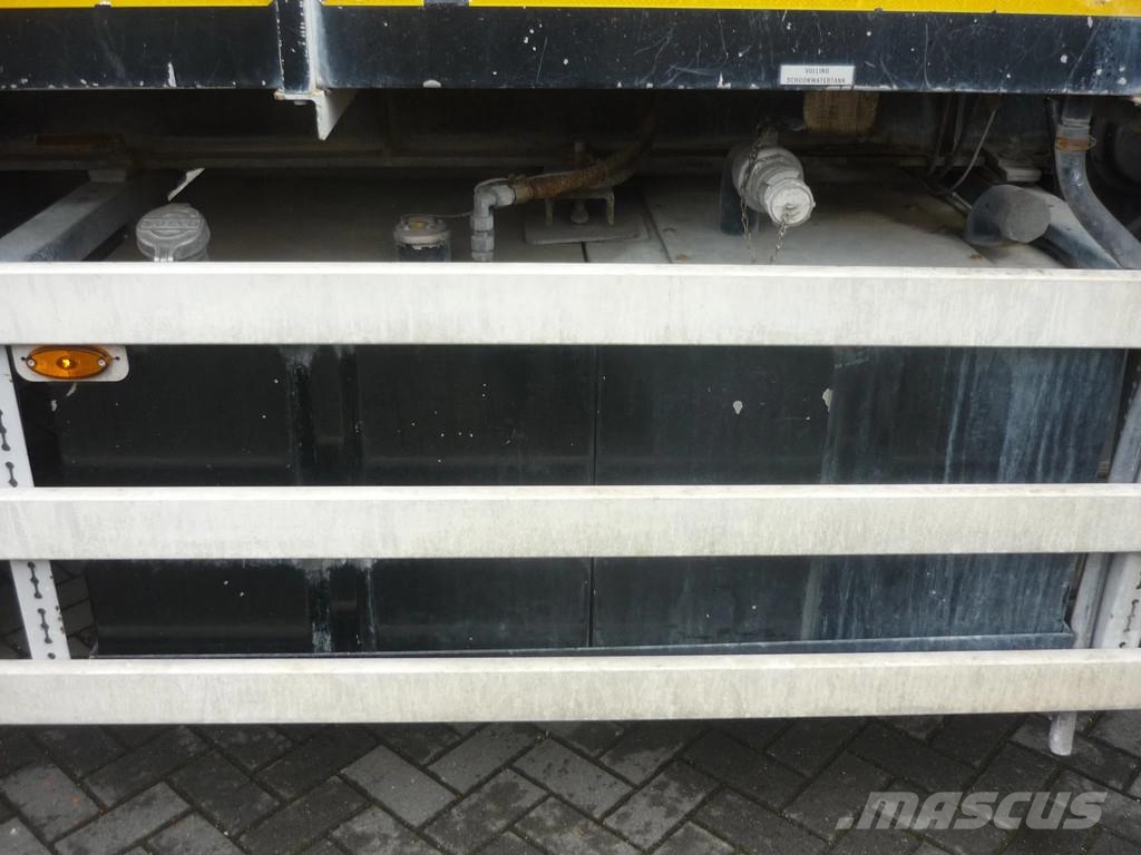 DAF XF 410 ROC 16.30 Droge stoffen oplegger شاحنات مزدوجة / خلخلة