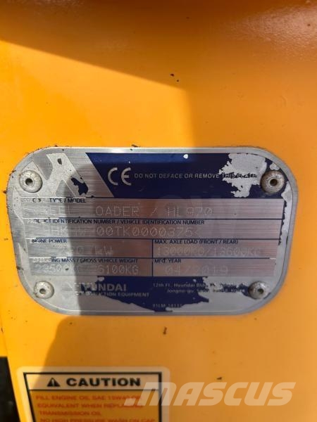 Hyundai HL970 لوادر بعجل