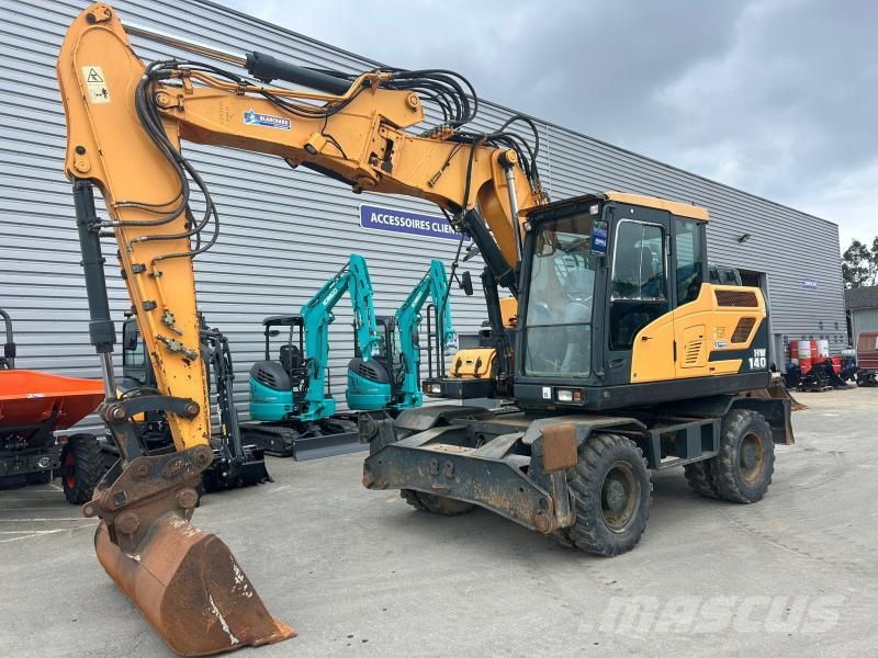 Hyundai HW 140 Gravemaskiner på hjul
