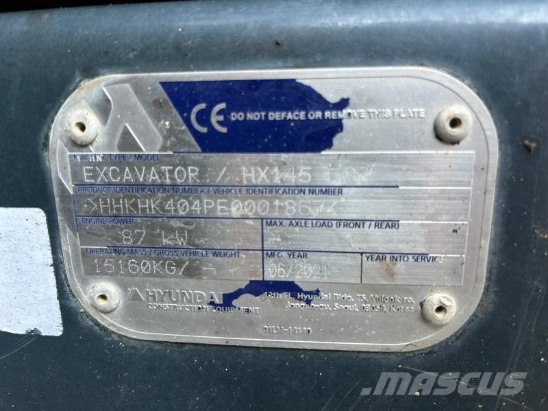 Hyundai HX145LCR Гусеничные экскаваторы
