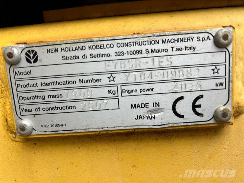Kobelco E70SR Excavadoras de cadenas