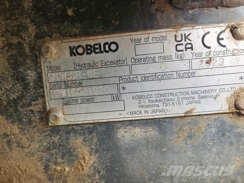 Kobelco SK30SR-6E Minigravemaskiner