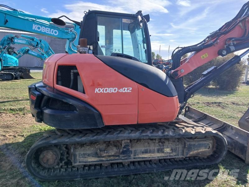 Kubota KX080-4 Crawler excavators