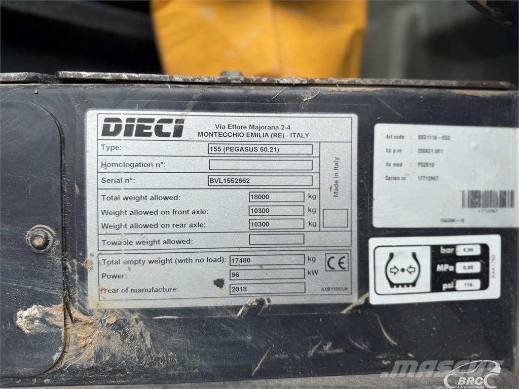 Dieci Pegasus Teleskopiniai krautuvai