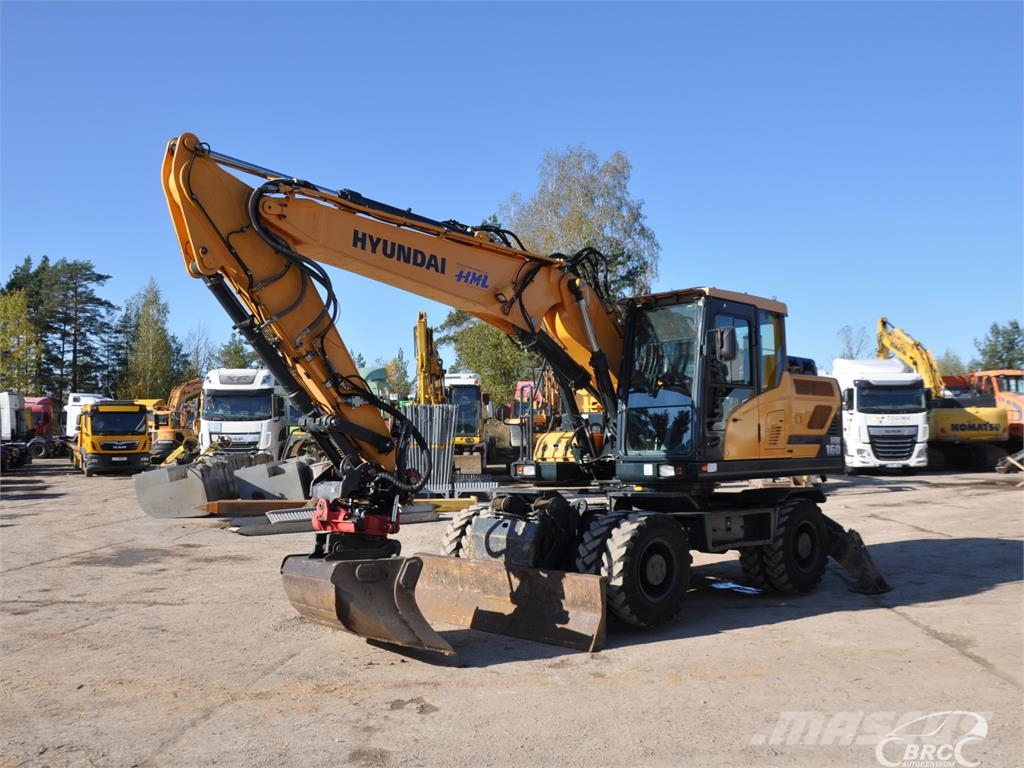 Hyundai HW160 Excavadoras de ruedas