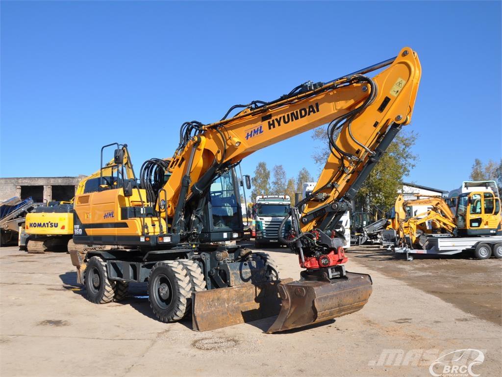 Hyundai HW160 Excavadoras de ruedas