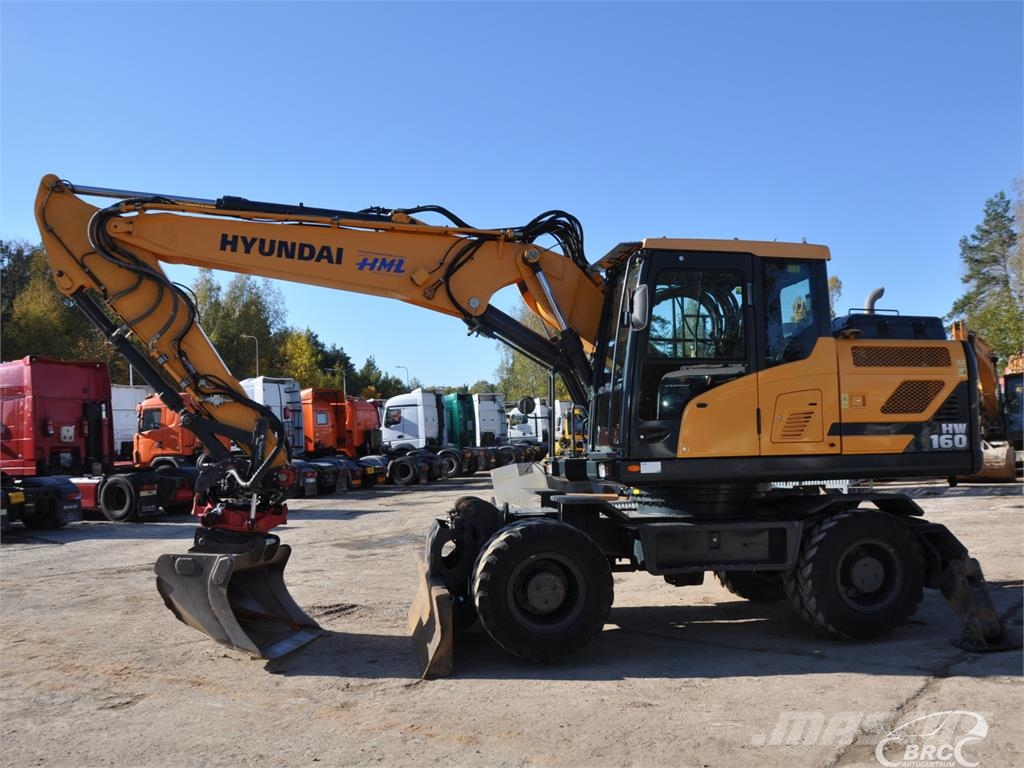 Hyundai HW160 Excavadoras de ruedas