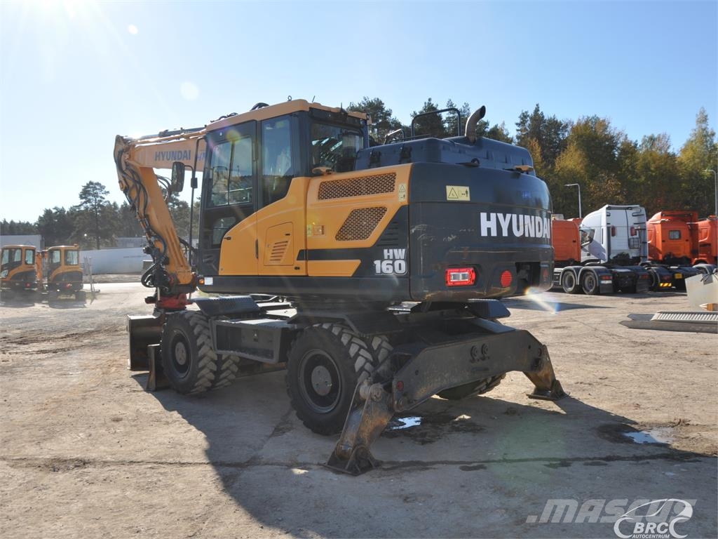 Hyundai HW160 Excavadoras de ruedas