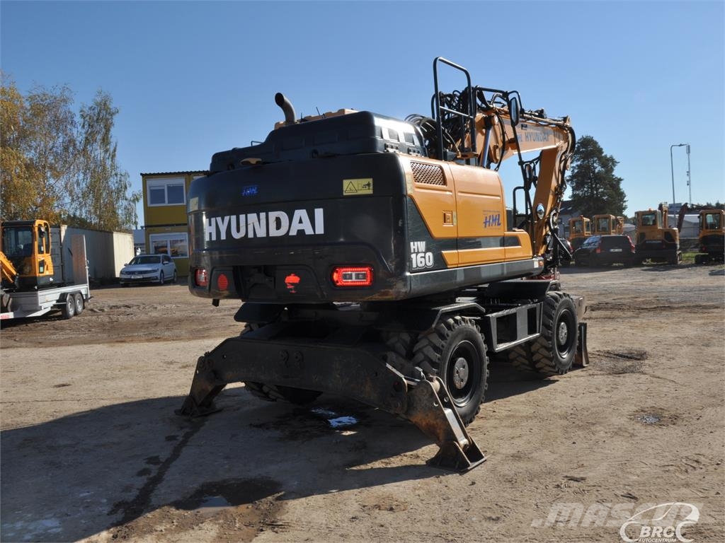 Hyundai HW160 Excavadoras de ruedas
