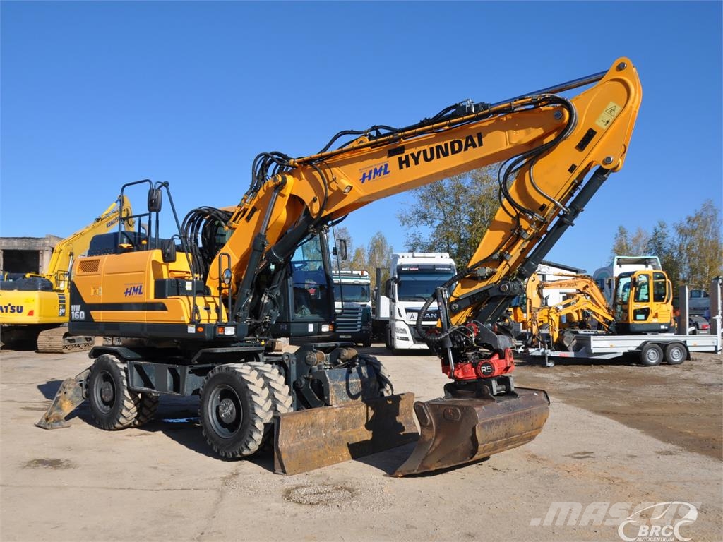 Hyundai HW160 Excavadoras de ruedas