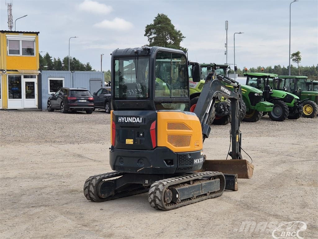 Hyundai HX25A Z Minigravemaskiner