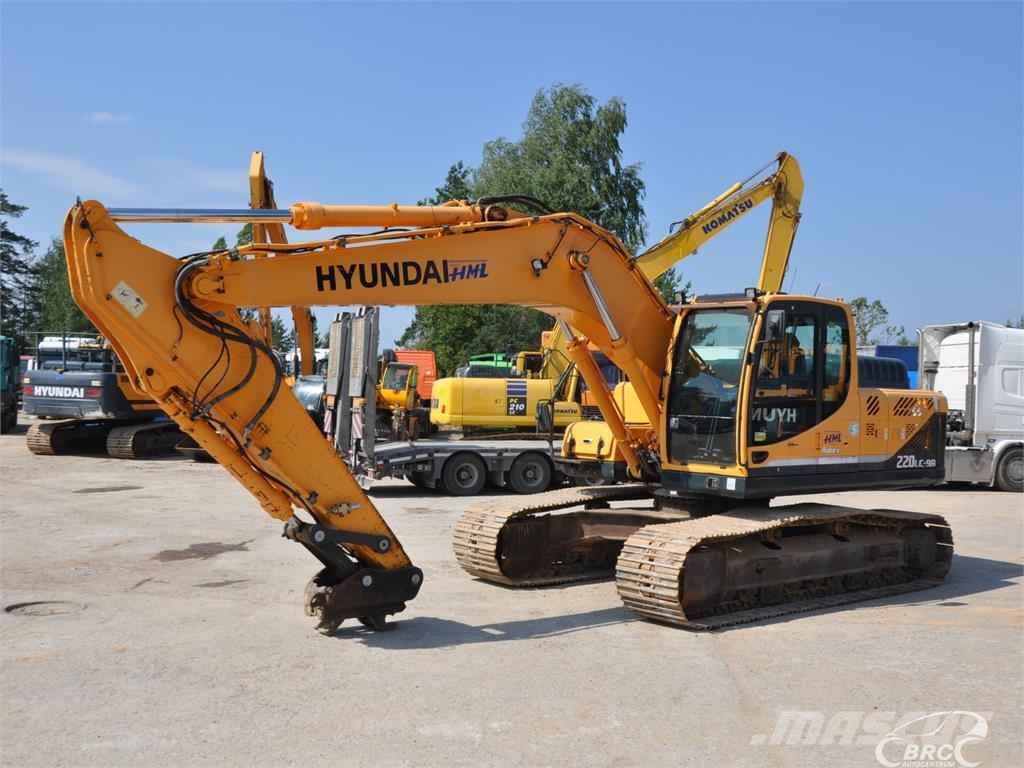 Hyundai R220LC-9A Vikšriniai ekskavatoriai