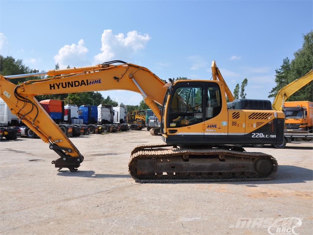 Hyundai R220LC-9A Vikšriniai ekskavatoriai