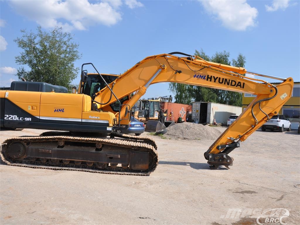 Hyundai R220LC-9A Vikšriniai ekskavatoriai
