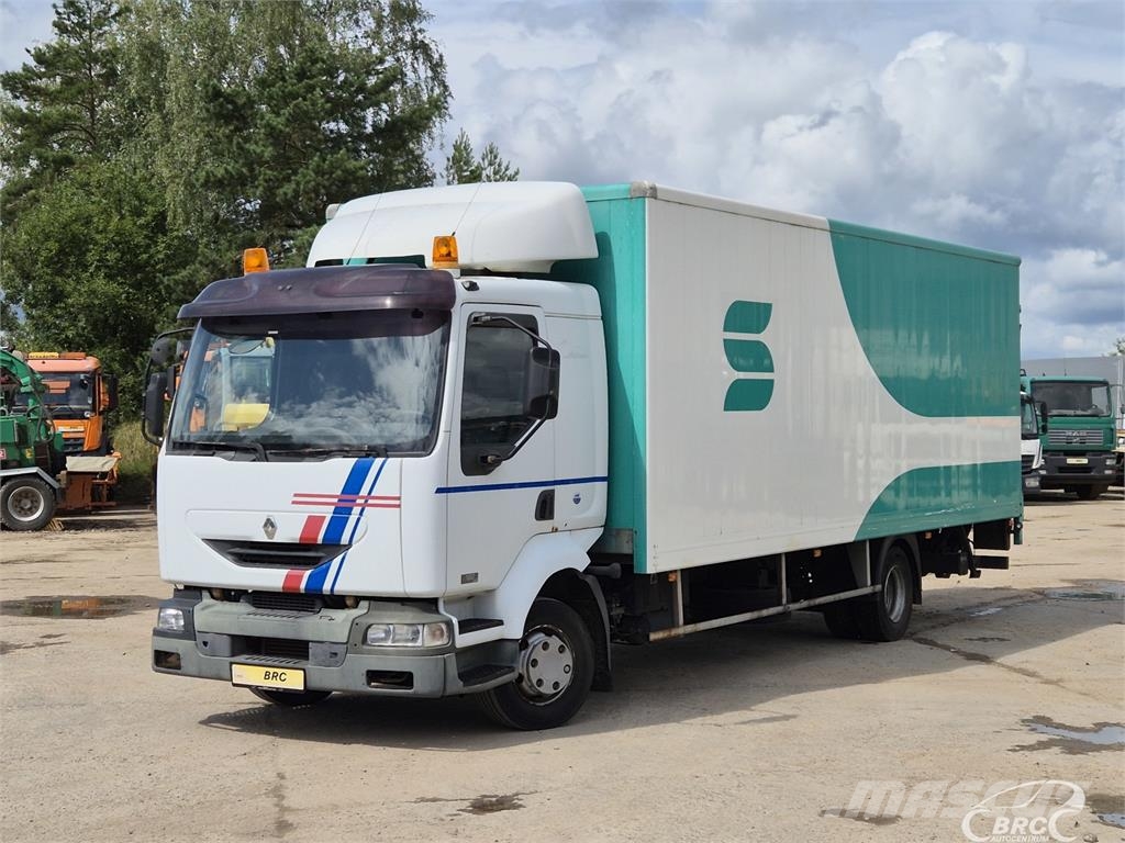 Renault Midlum Camiones con caja de remolque