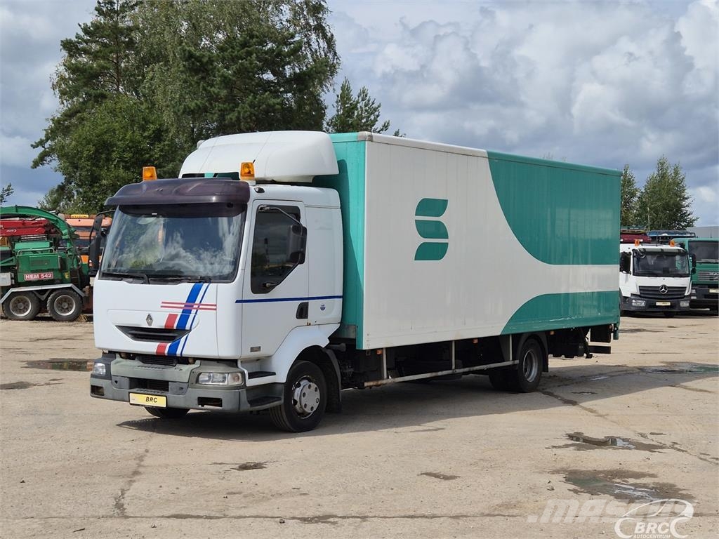 Renault Midlum Camiones con caja de remolque