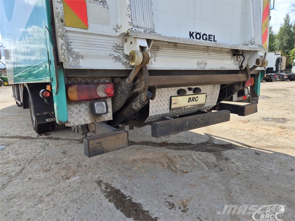 Renault Midlum Camiones con caja de remolque