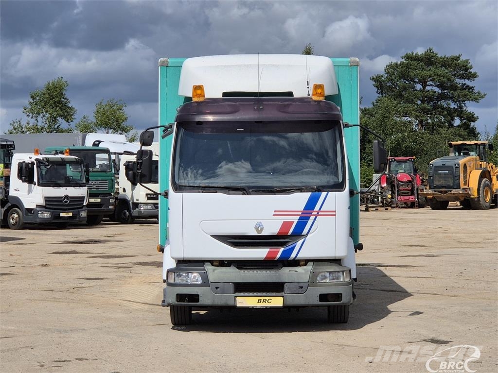 Renault Midlum Camiones con caja de remolque