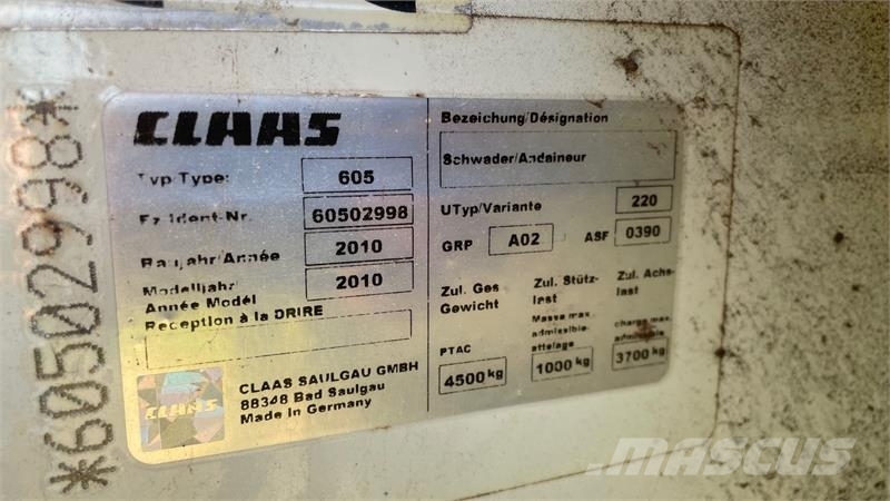 CLAAS Liner 3000 Liner 3000 Τσουγκράνες και χορτοξηραντικές μηχανές