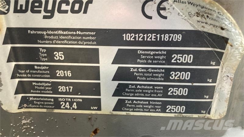 Weycor AR35 لوادر صغيرة