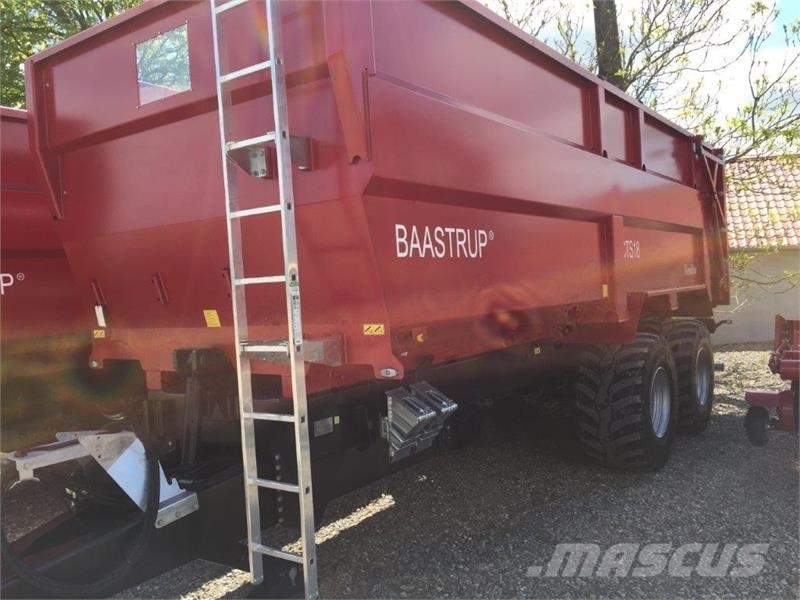 Baastrup CTS 18 new line Ny model med 4 led baglygter og pl 傾卸式拖車
