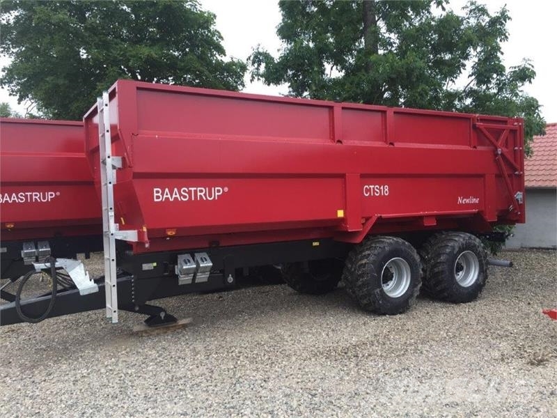 Baastrup CTS 18 new line Ny model med 4 led baglygter og pl 傾卸式拖車