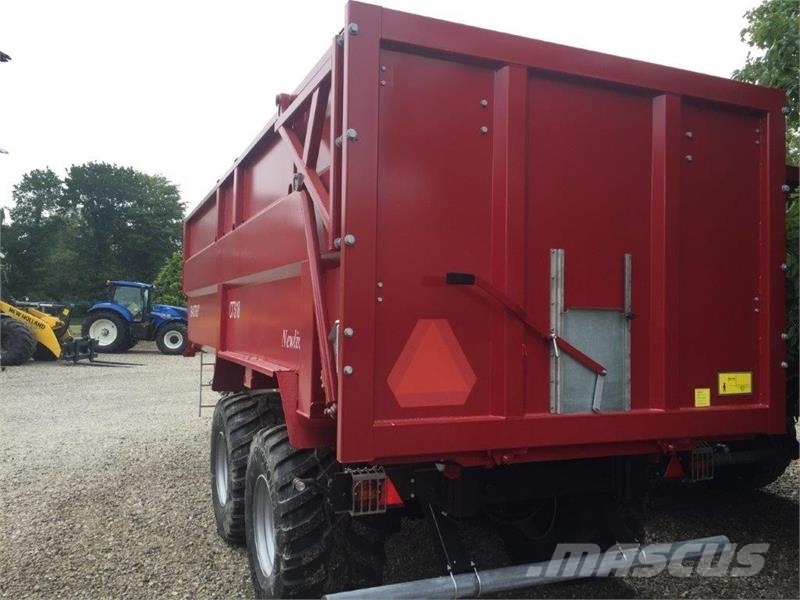 Baastrup CTS 18 new line Ny model med 4 led baglygter og pl 傾卸式拖車