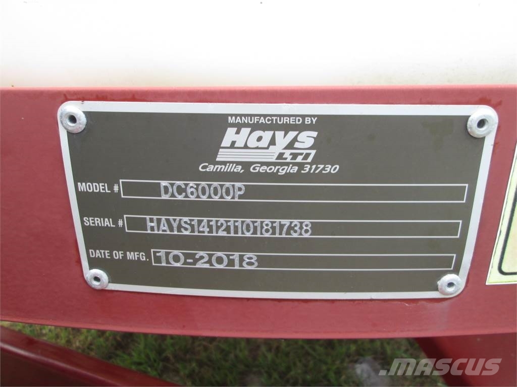 Hays DC6000P 건설 장비 - 기타