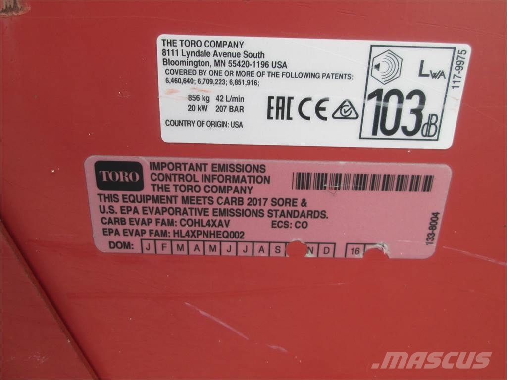 Toro TX 427 其他组件
