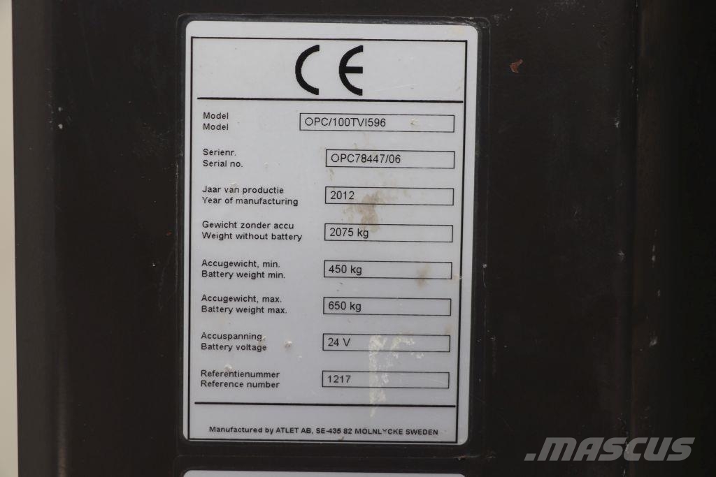 Atlet OPC/100TVI596 Visokodvižni komisionirni viličar