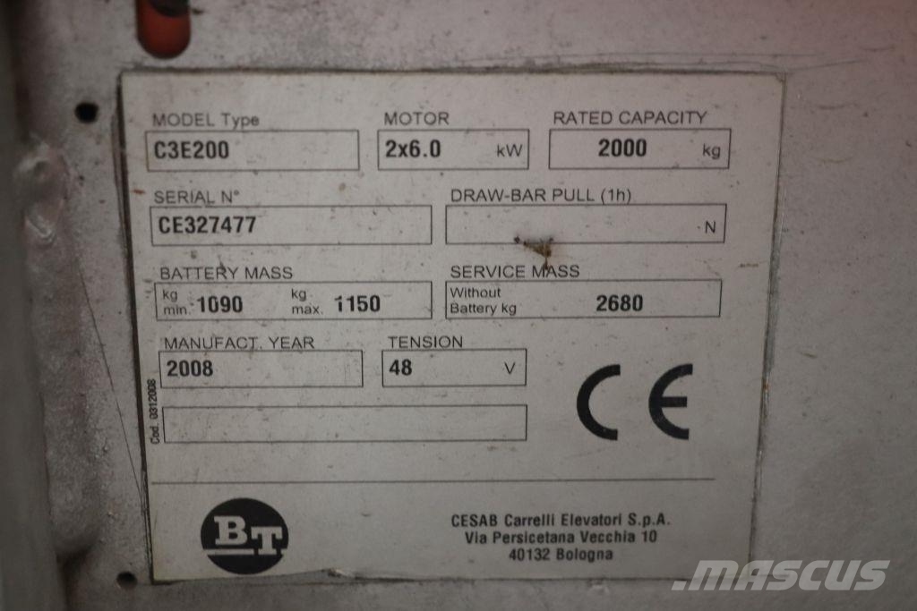 Cesab C3E200 Elektriniai šakiniai krautuvai