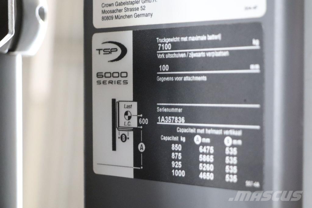 Crown TSP6000-1.0 Välitasokeräilytrukit