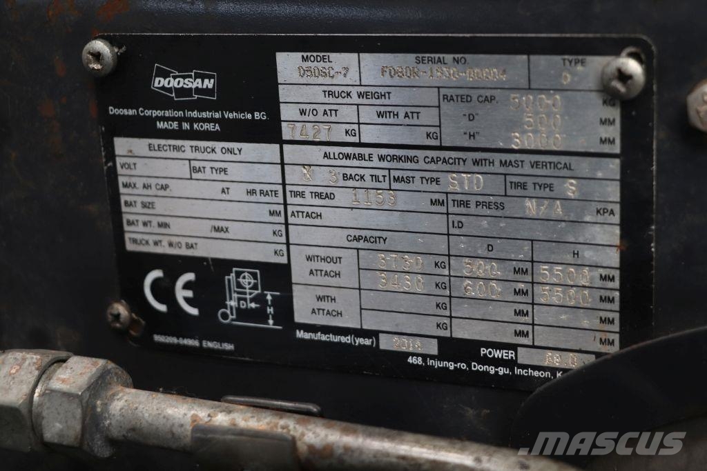 Doosan D50SC-7 Dizelski viličari