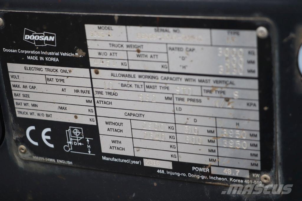 Doosan G30E-5 LPG heftrucks
