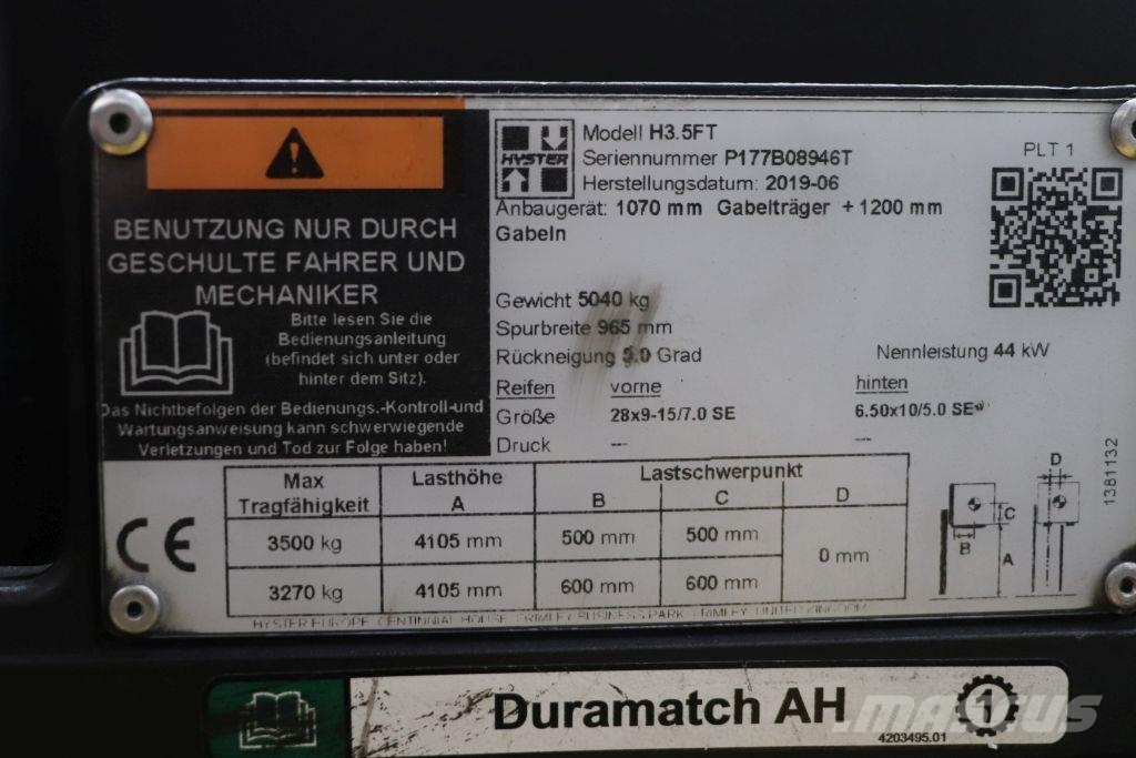 Hyster H3.5FT شاحنات LPG