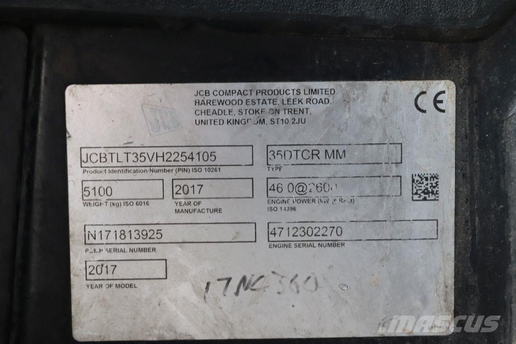 JCB TLT35D Verreikers