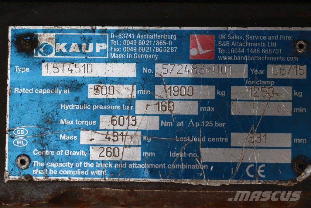 Kaup 1,5T451D Material Handling - Others